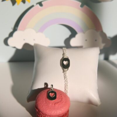 Pulseira Alegra Coração Infantil